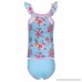 Sun Emporium Little Girls Blue Pink Blossom Print 2 Pc Tankini Swimsuit 4-6 B071P9BX1Y